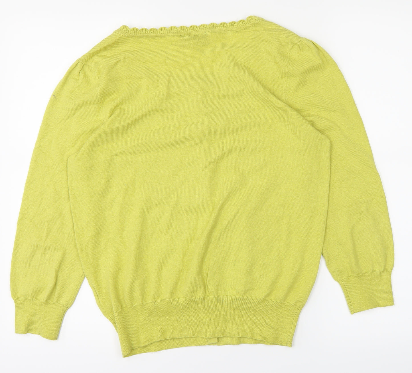 Wallis Womens Yellow   Basic T-Shirt Size 12