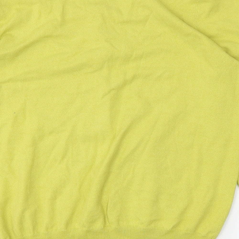 Wallis Womens Yellow   Basic T-Shirt Size 12