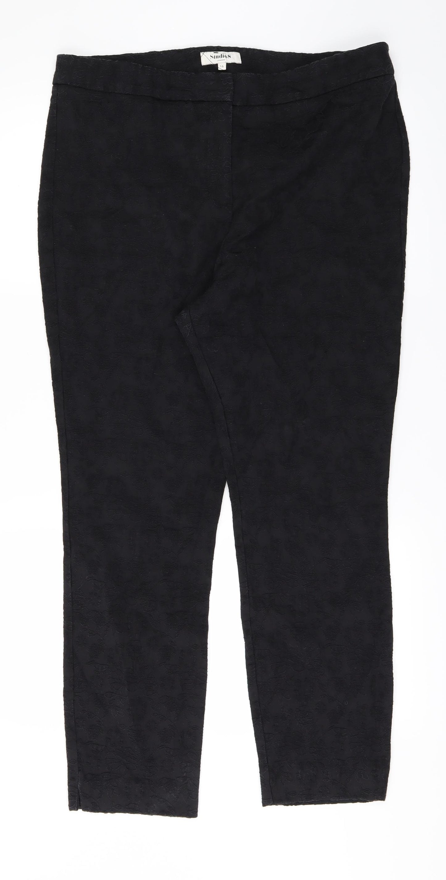 studios Womens Black   Trousers  Size 16 L27 in