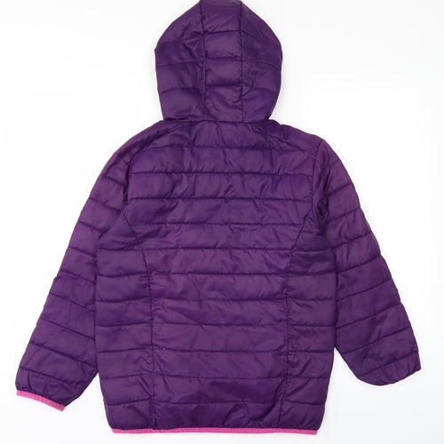 reedom trial Girls Purple   Puffer Jacket Coat Size 9-10 Years