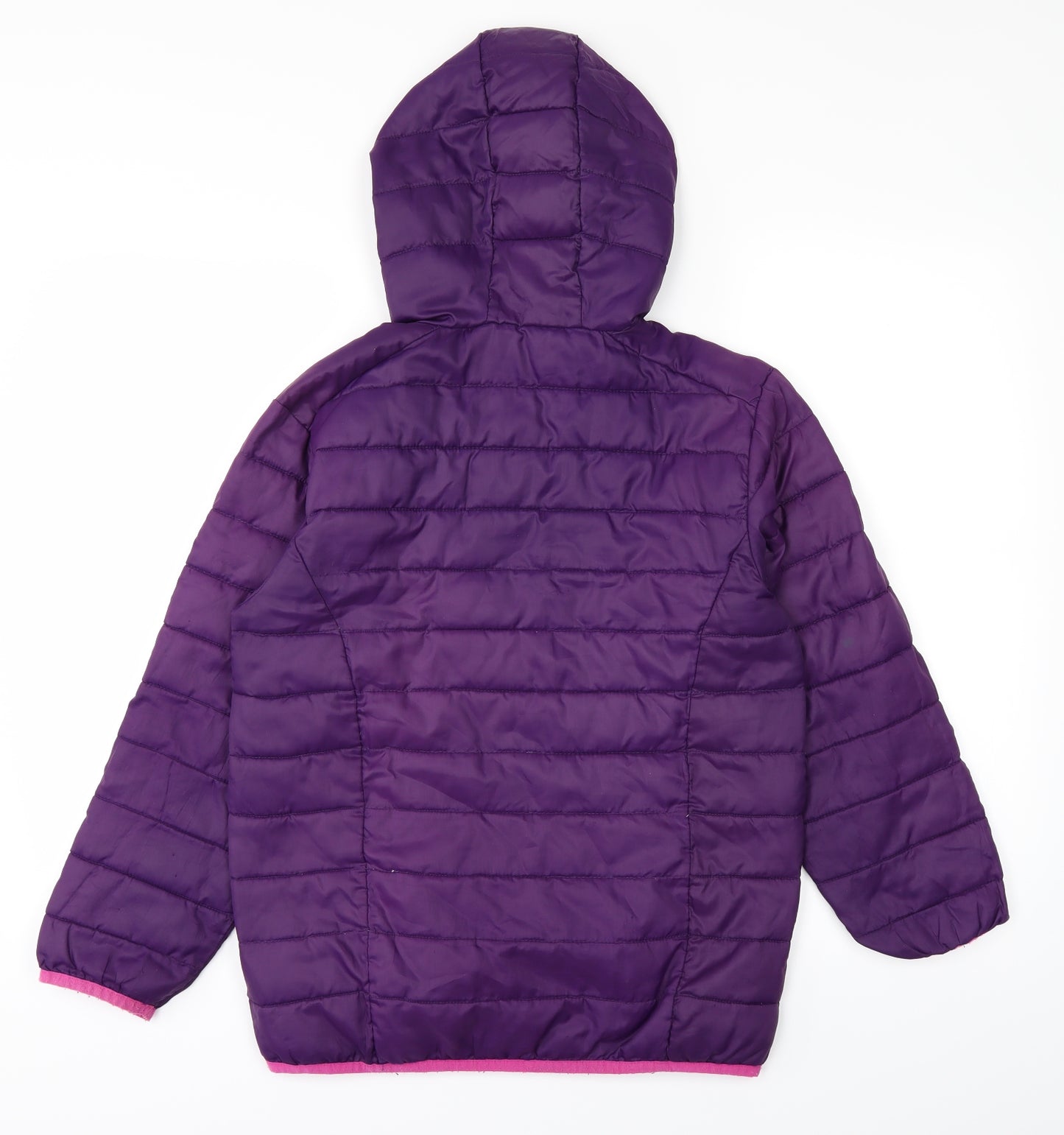 reedom trial Girls Purple   Puffer Jacket Coat Size 9-10 Years