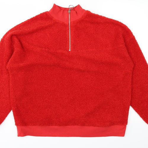 New Look Womens Red   Pullover Jumper Size 12