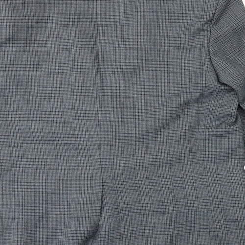 Classic Mens Green Check  Jacket Suit Jacket Size 42