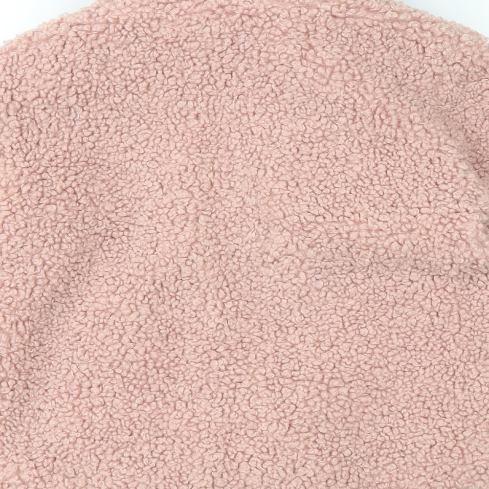girlswear Girls Pink   Basic Coat Coat Size 8 Years