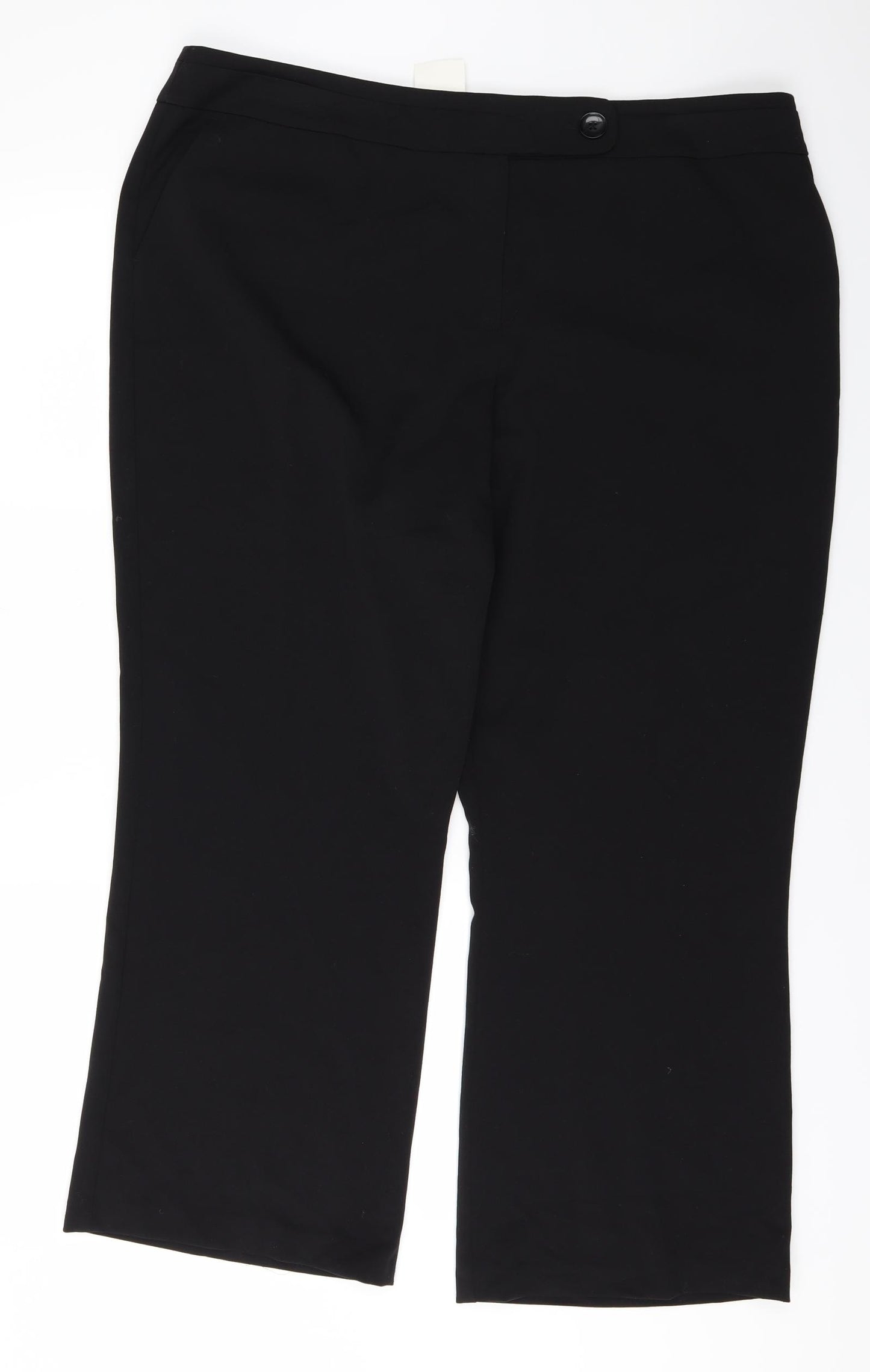 BHS Womens Black   Trousers  Size 20 L27 in