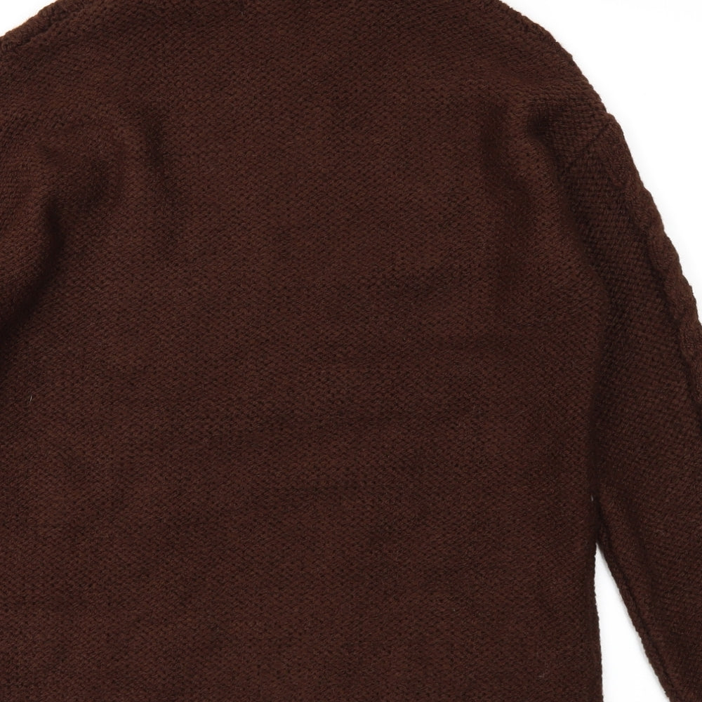 Primark Womens Brown  Knit Pullover Jumper Size 8