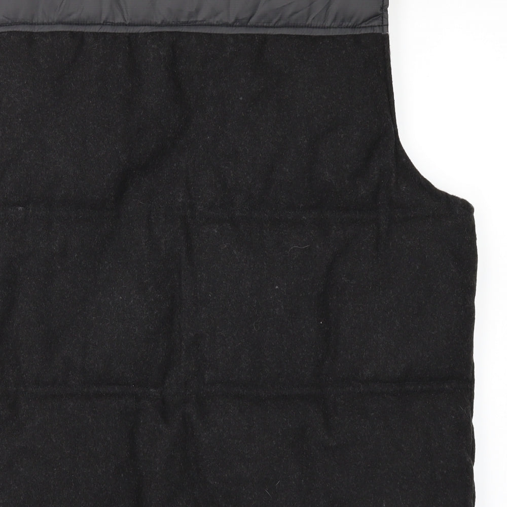 Hampton Mens Black   Puffer Jacket Waistcoat Size XL