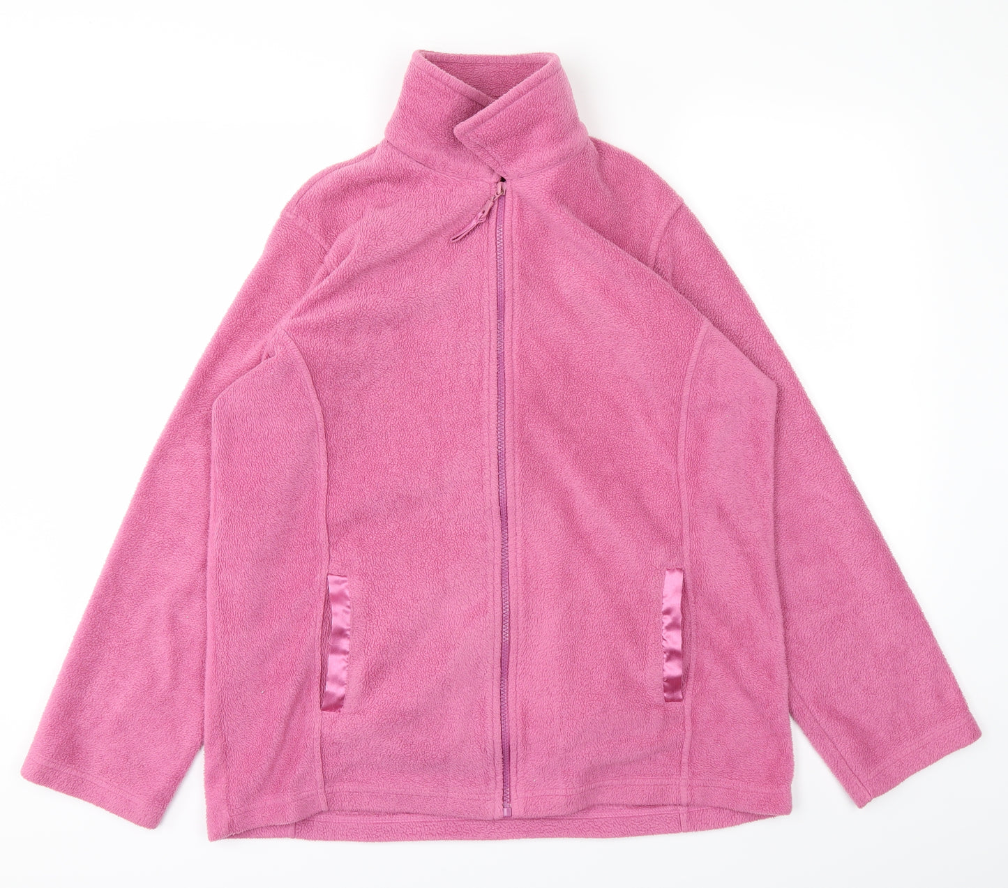Victoria Taylor Womens Pink   Full Zip Jumper Size 14