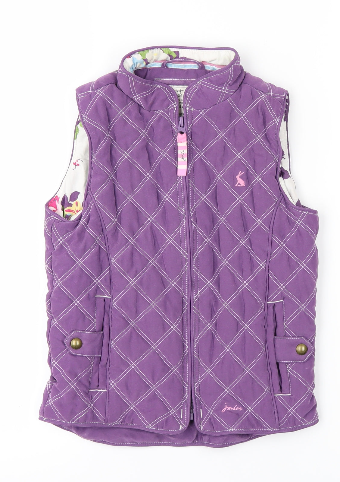 little joule Girls Purple   Gilet Waistcoat Size 5 Years