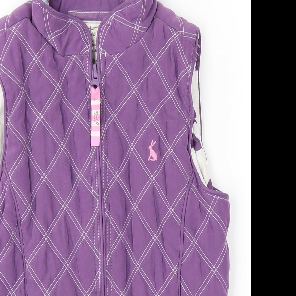 little joule Girls Purple   Gilet Waistcoat Size 5 Years