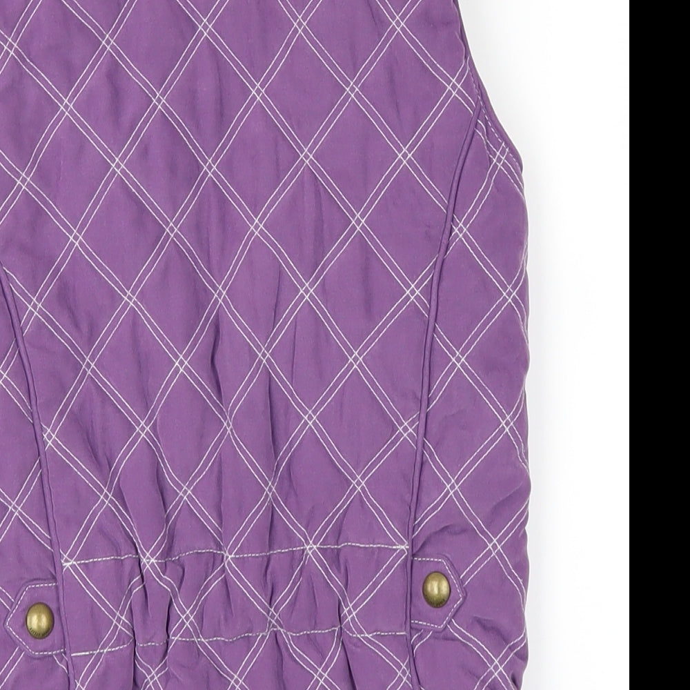 little joule Girls Purple   Gilet Waistcoat Size 5 Years
