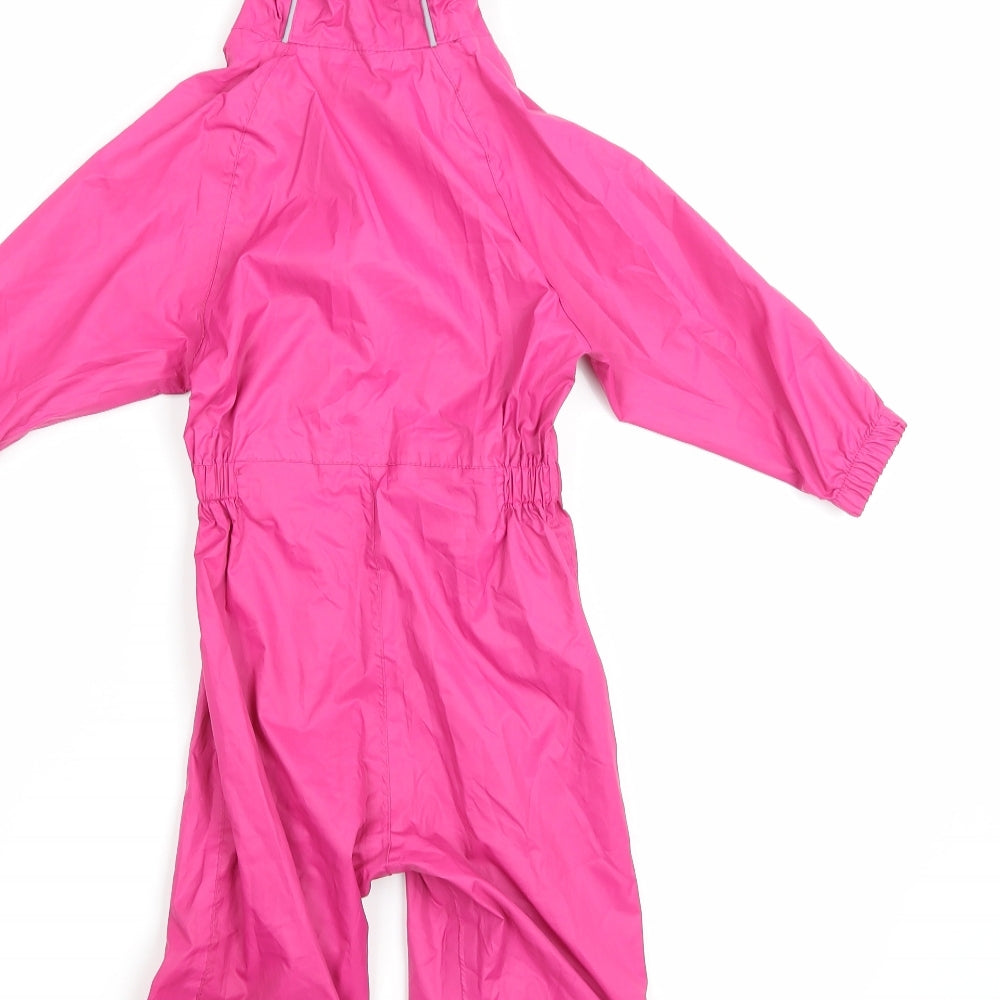 Peter Storm Girls Pink   Basic Coat Snowsuit Size 12-18 Months