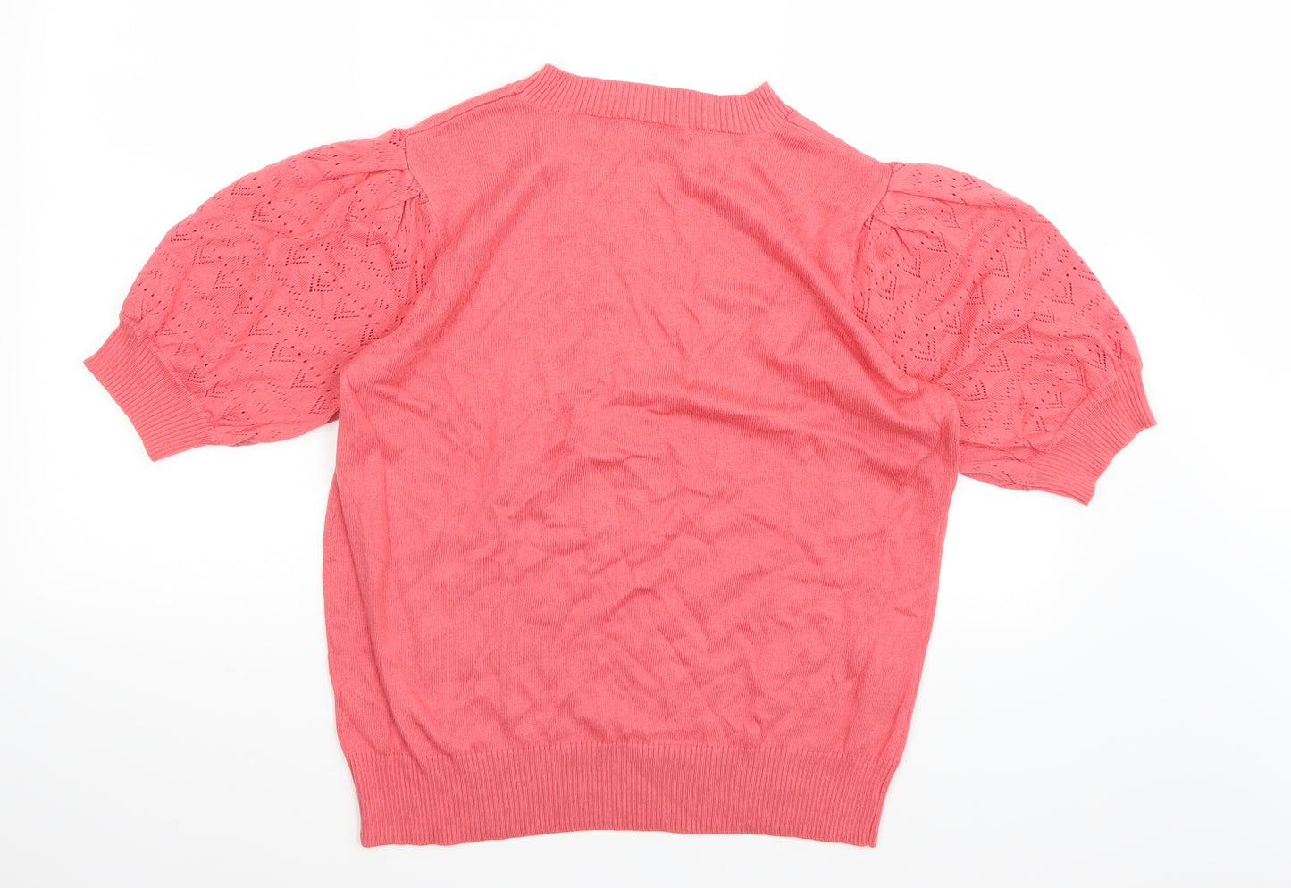 TU Womens Pink  Knit Pullover Jumper Size 16