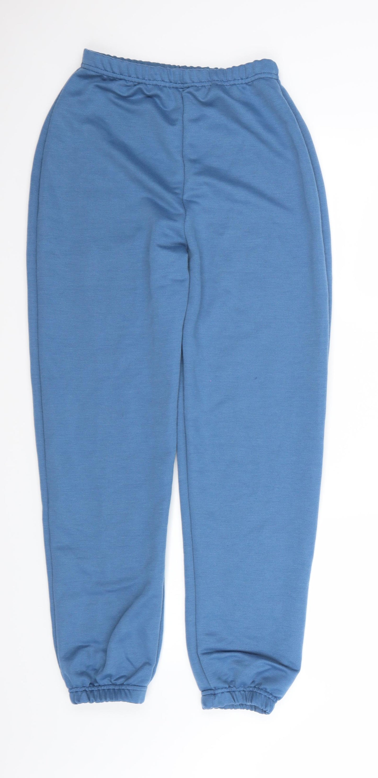 PRETTYLITTLETHING Womens Blue  Jersey Jogger Trousers Size 6 L27 in
