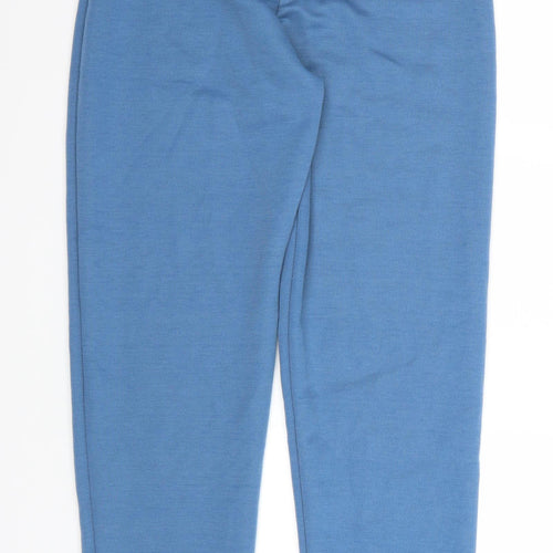 PRETTYLITTLETHING Womens Blue  Jersey Jogger Trousers Size 6 L27 in