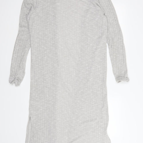 New Look Womens Grey  Knit Cardigan Jumper Size L