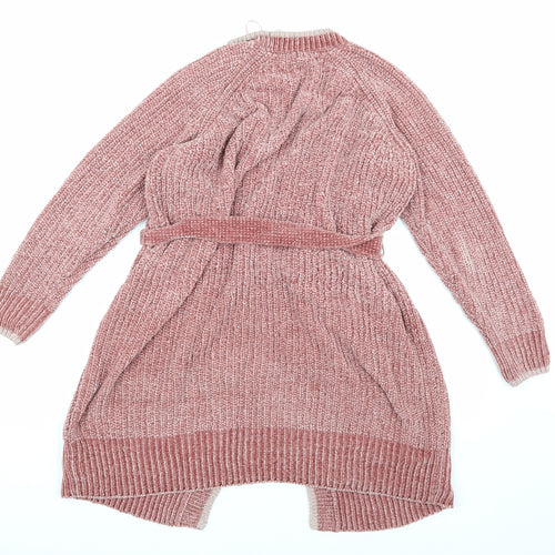 F&F Womens Pink  Knit Cardigan Jumper Size M