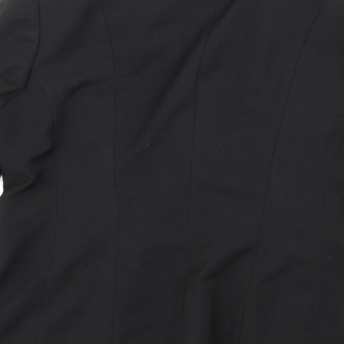 BHS Womens Black  Rayon Jacket Suit Jacket Size 12