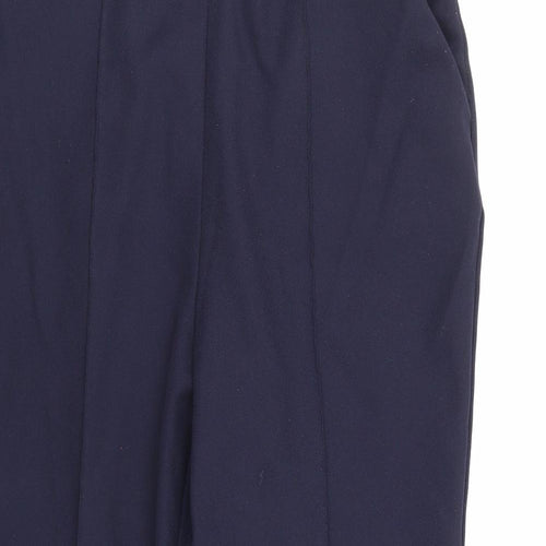 Papaya Womens Blue  Rayon Trousers  Size 12 L24 in
