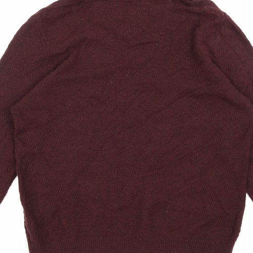 Marks and Spencer Mens Brown  Knit Pullover Jumper Size M
