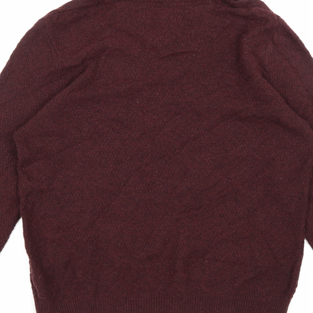 Marks and Spencer Mens Brown  Knit Pullover Jumper Size M
