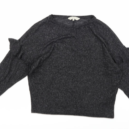 F&F Womens Grey  Knit Pullover Jumper Size 8