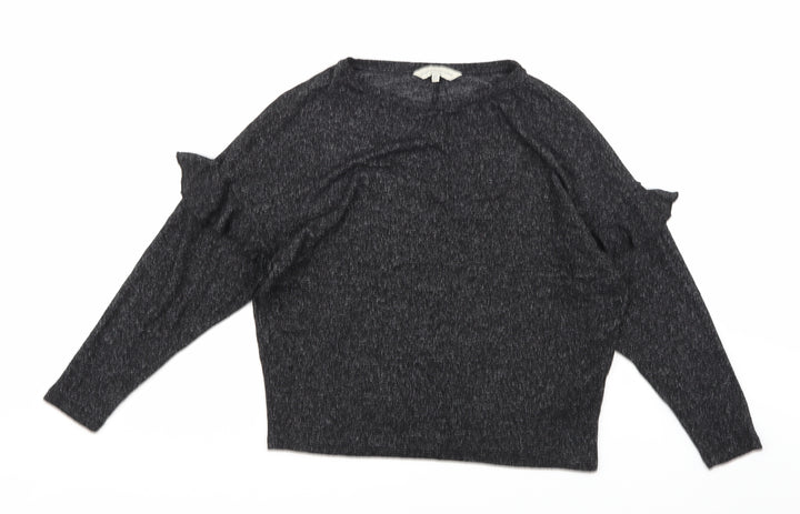 F&F Womens Grey  Knit Pullover Jumper Size 8