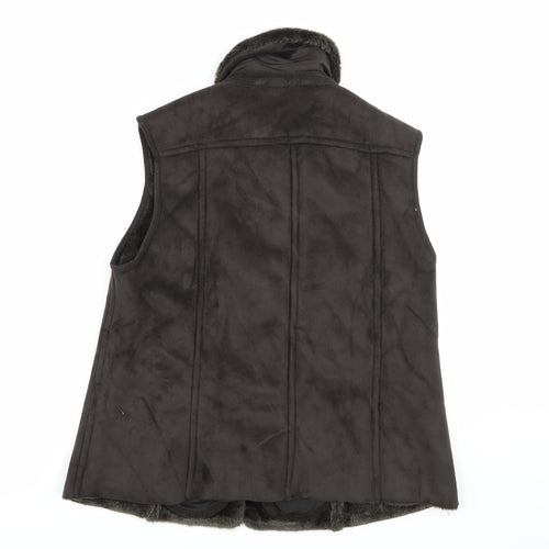 TCM Womens Brown   Gilet Coat Size 14
