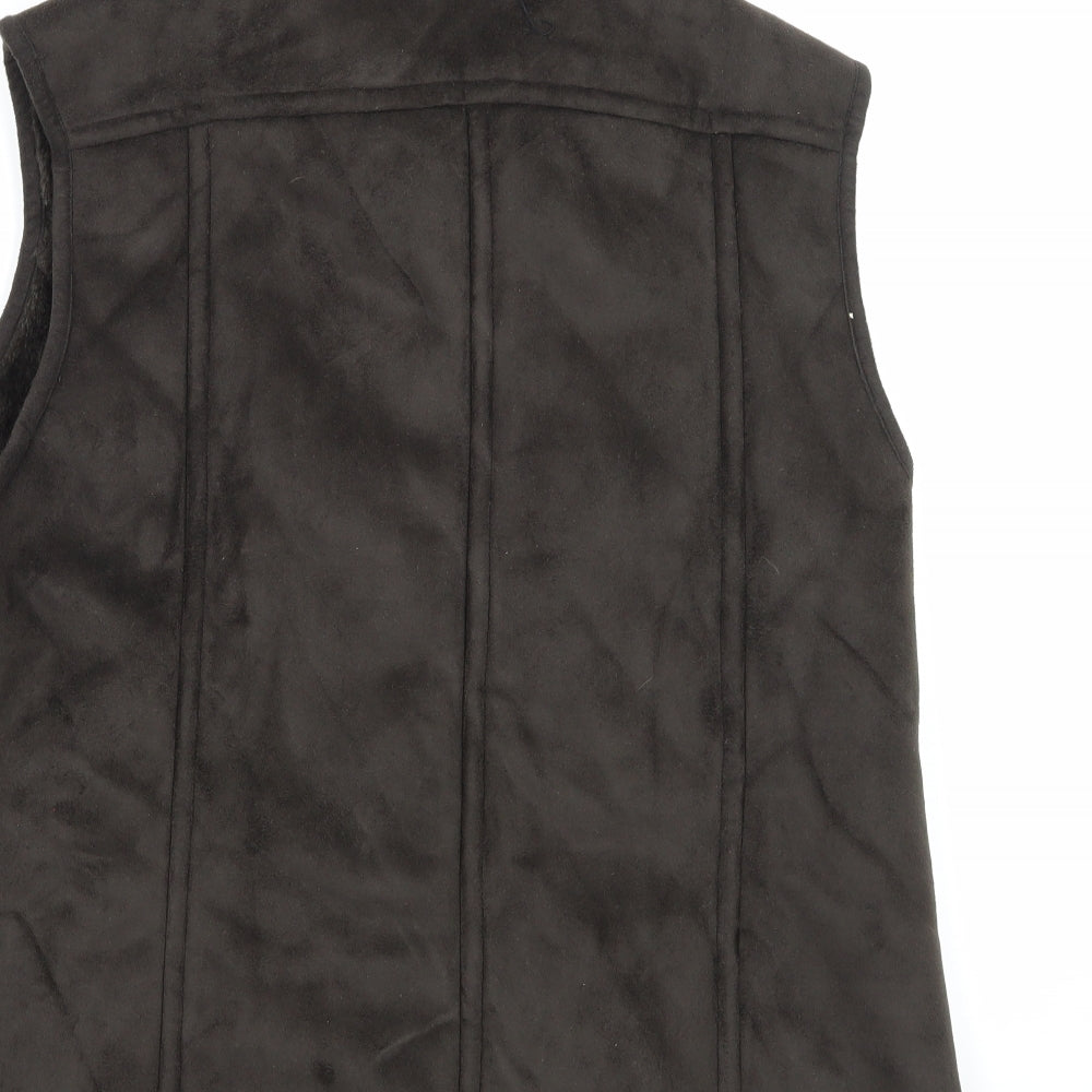 TCM Womens Brown   Gilet Coat Size 14