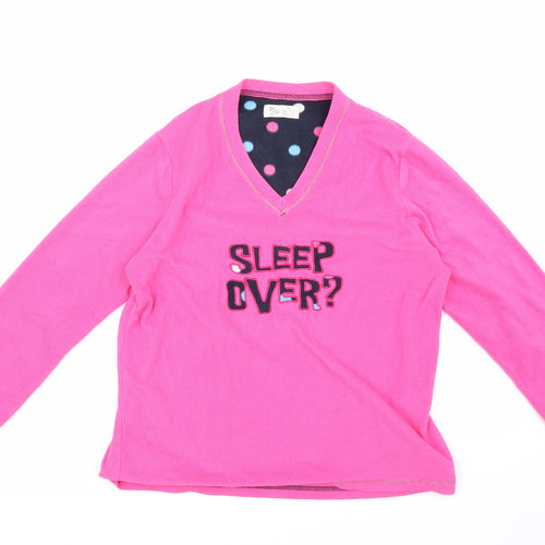love to lounge Girls Pink Solid  Top Pyjama Top Size 10-11 Years