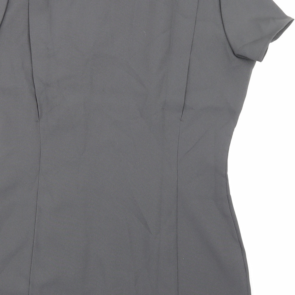 Simon Jersey Womens Grey   Tunic Blouse Size 12