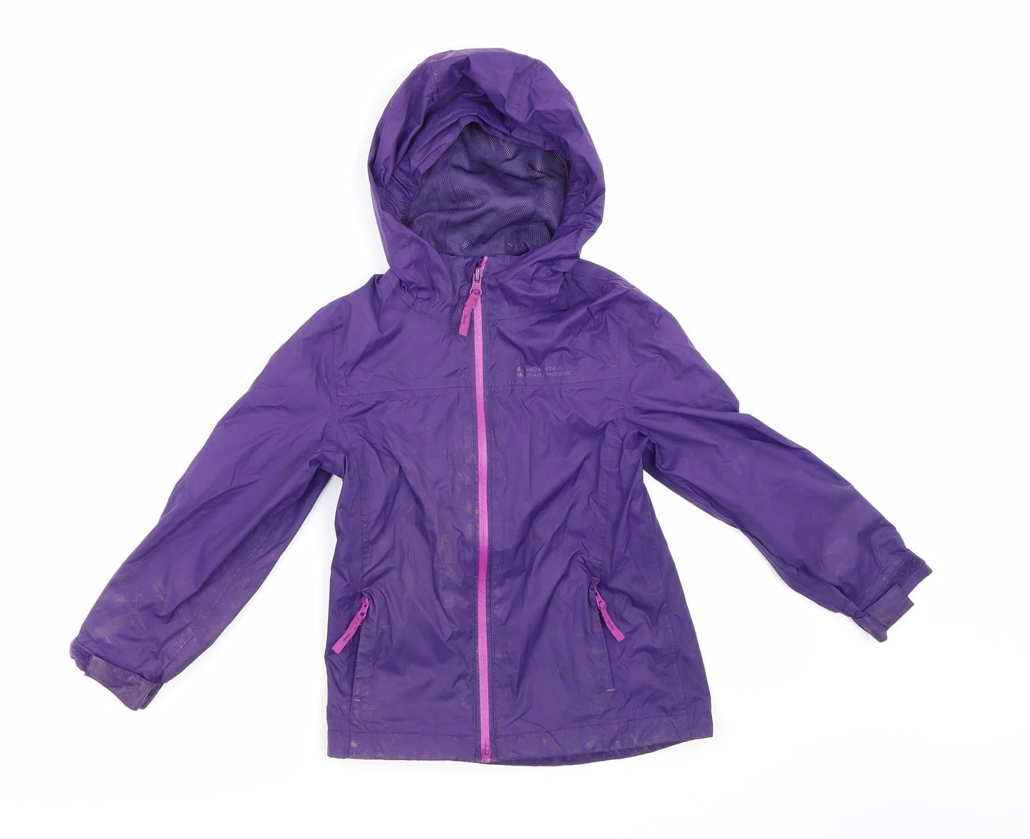 Mountain Warehouse Girls Purple   Anorak Coat Size 5-6 Years