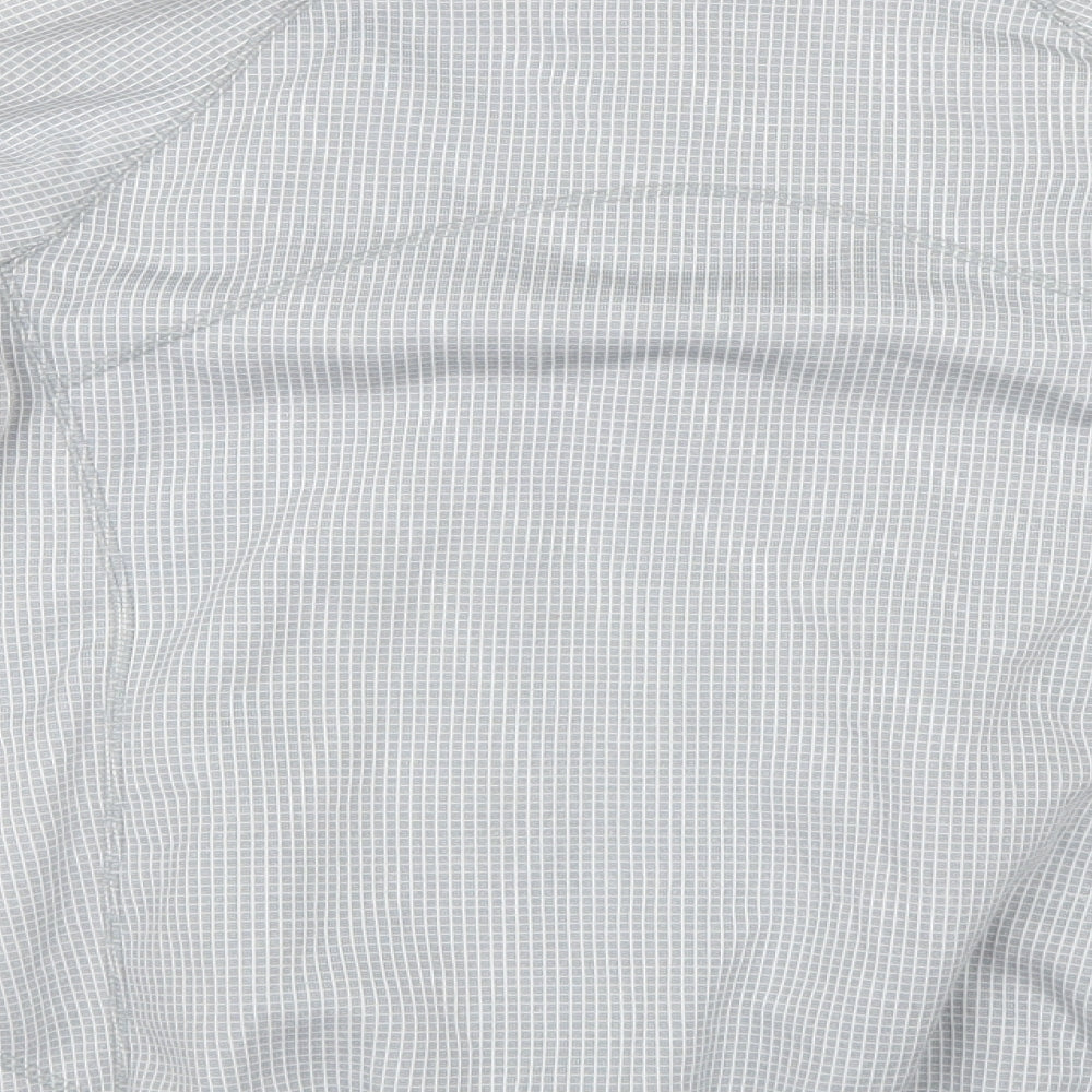 Trespass Mens Silver Check  Basic Casual Size L
