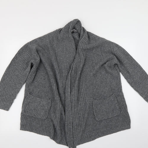 Atmosphere Womens Grey Striped  Cardigan Jumper Size 14