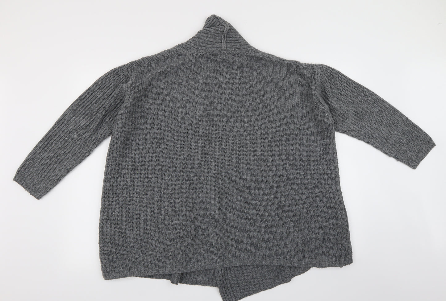Atmosphere Womens Grey Striped  Cardigan Jumper Size 14