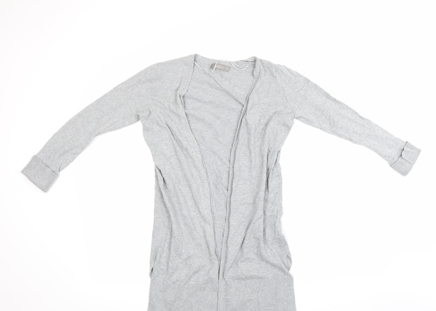 Oasis Womens Grey   Cardigan Jumper Size 4