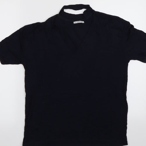 Zara Trafaluc Womens Blue   Basic T-Shirt Size 6