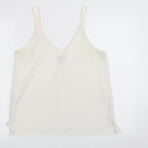 Topshop Womens White   Basic Tank Size 10