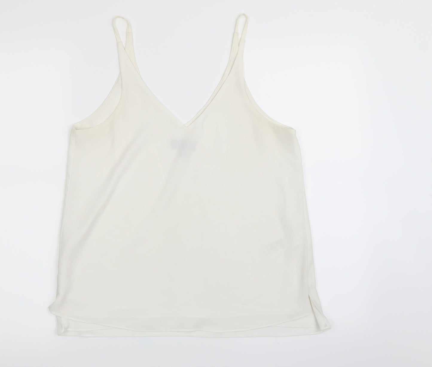 Topshop Womens White   Basic Tank Size 10
