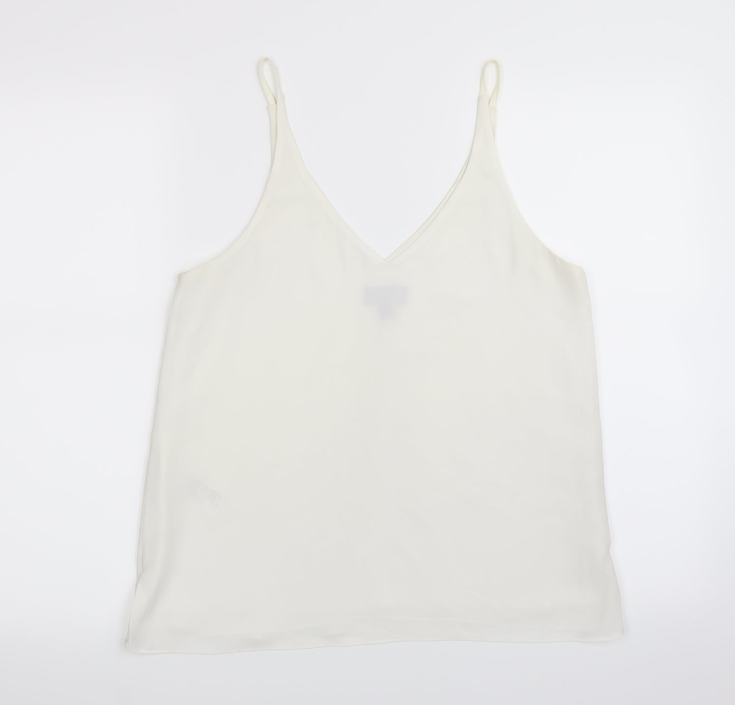 Topshop Womens White   Basic Tank Size 10