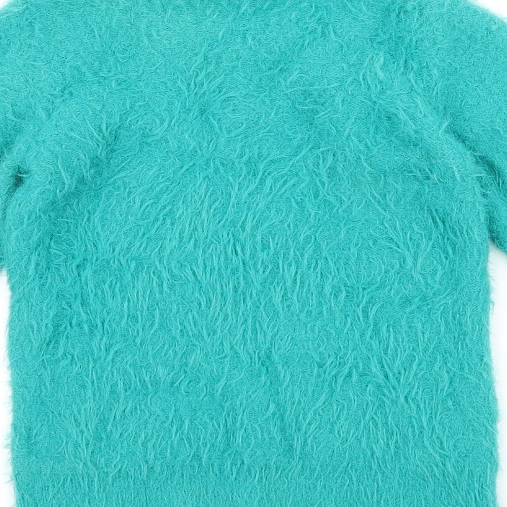 Matalan Girls Blue   Pullover Jumper Size 7 Years