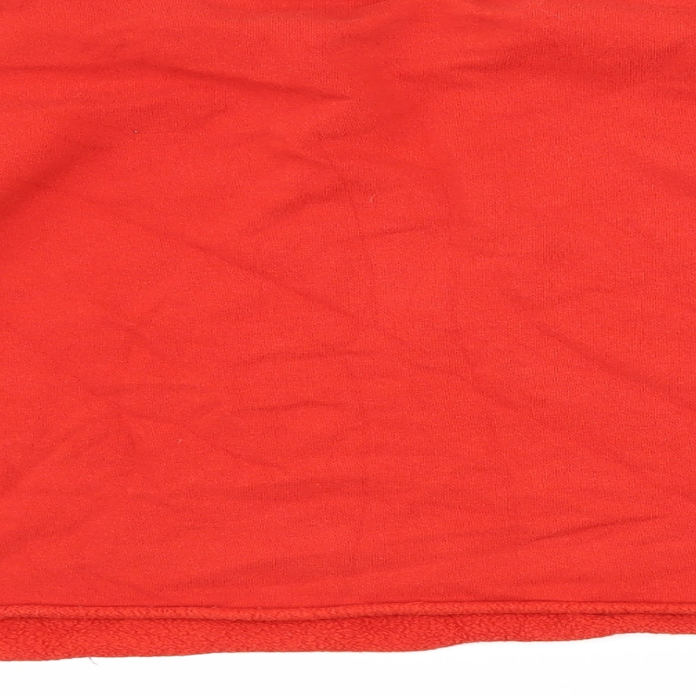 Primark Womens Red   Pullover Sweatshirt Size XL  - Friends Cropped