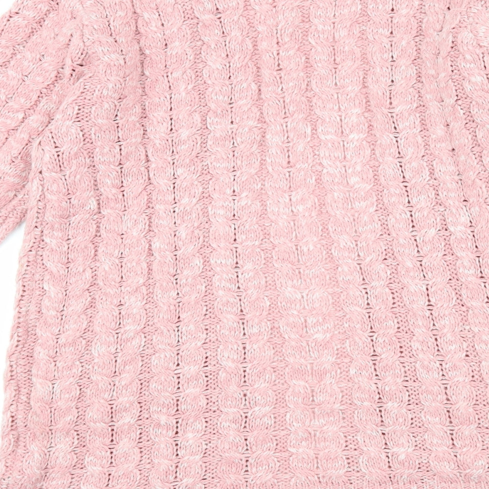 Pure Moda Womens Pink   Cardigan Jumper Size M