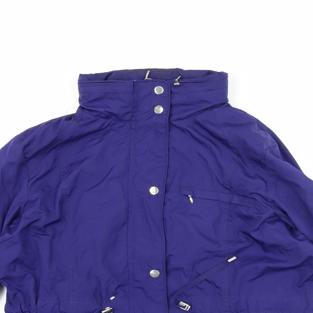 Dunnes Stores Womens Purple   Rain Coat Coat Size 14