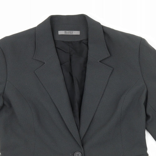 blues collection Womens Grey   Jacket Suit Jacket Size 10