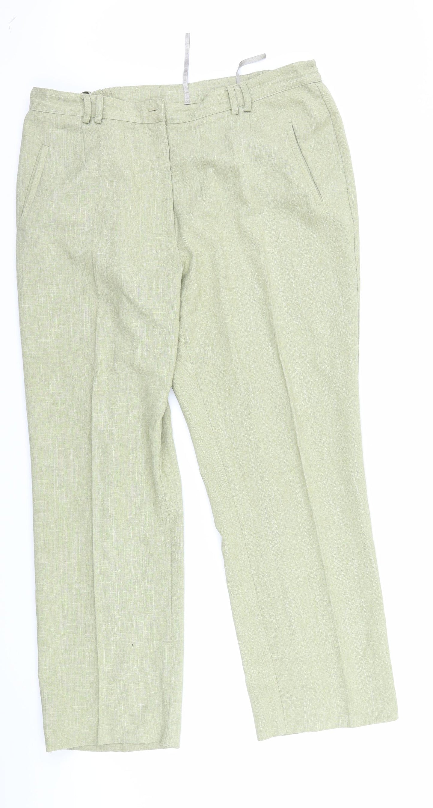 Preworn Womens Green   Trousers  Size 20 L28 in