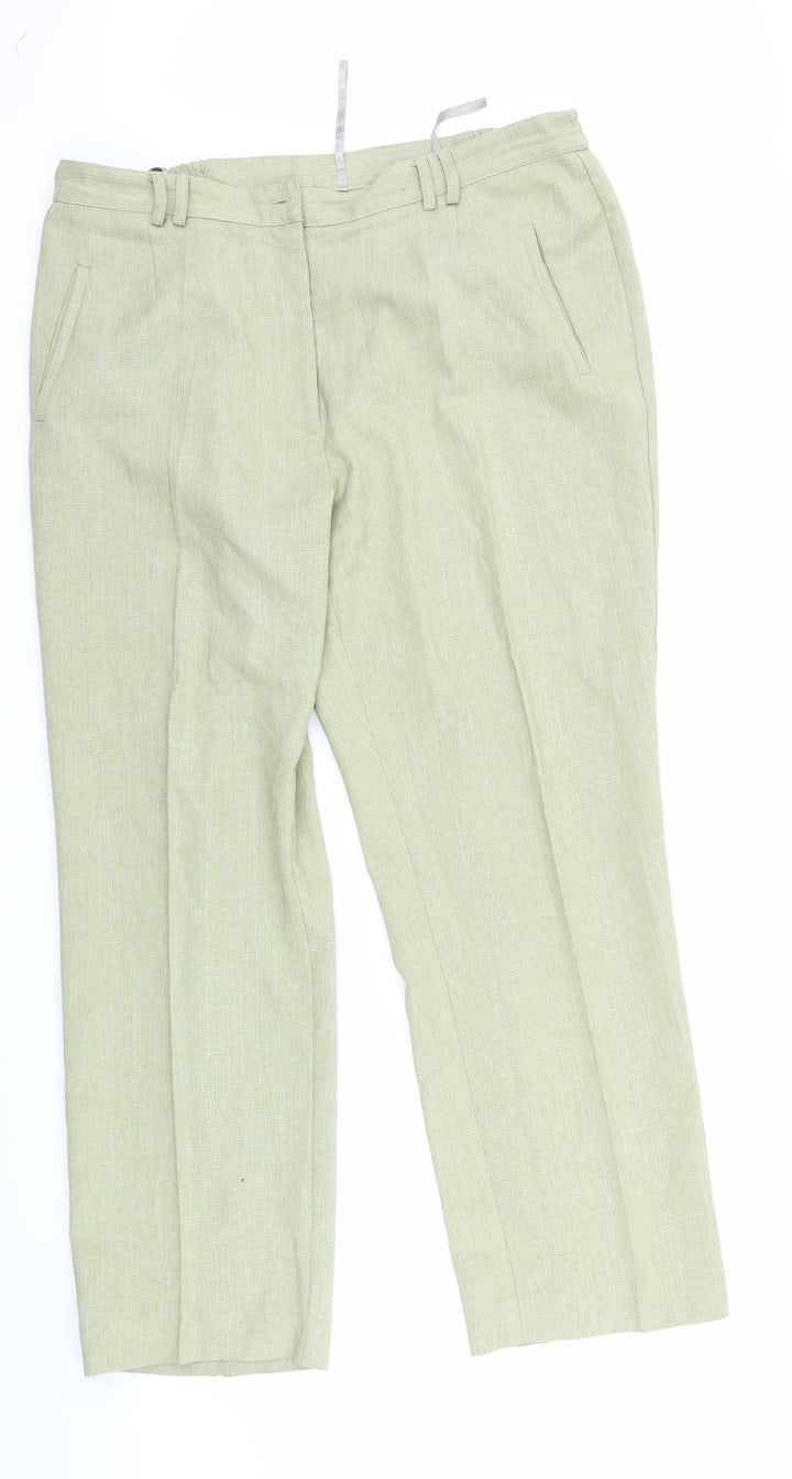 Preworn Womens Green   Trousers  Size 20 L28 in