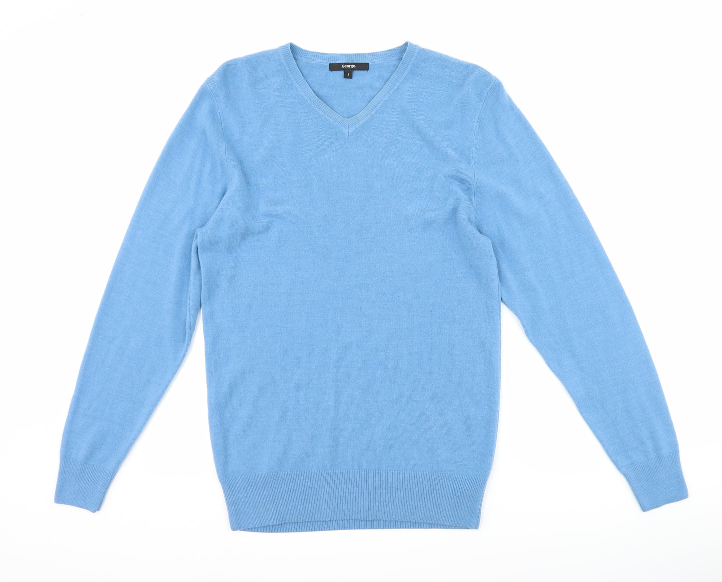 George Mens Blue   Pullover Jumper Size S