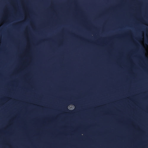 style file Womens Blue   Overcoat Coat Size 10