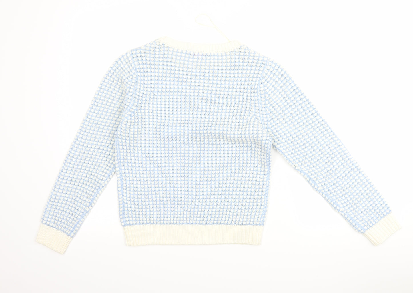 Dorothy Perkins Womens Blue Polka Dot  Pullover Jumper Size 8